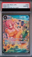 【PSA10】レベッカ SP パラレル (OP05-091)