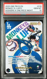 【PSA9鑑定】モンキー・D・ルフィ(英語版/ドジャース)【L】EB02-010 PSA10】モンキー・D・ルフィ(英語版/ドジャース)【L】{EB02-010